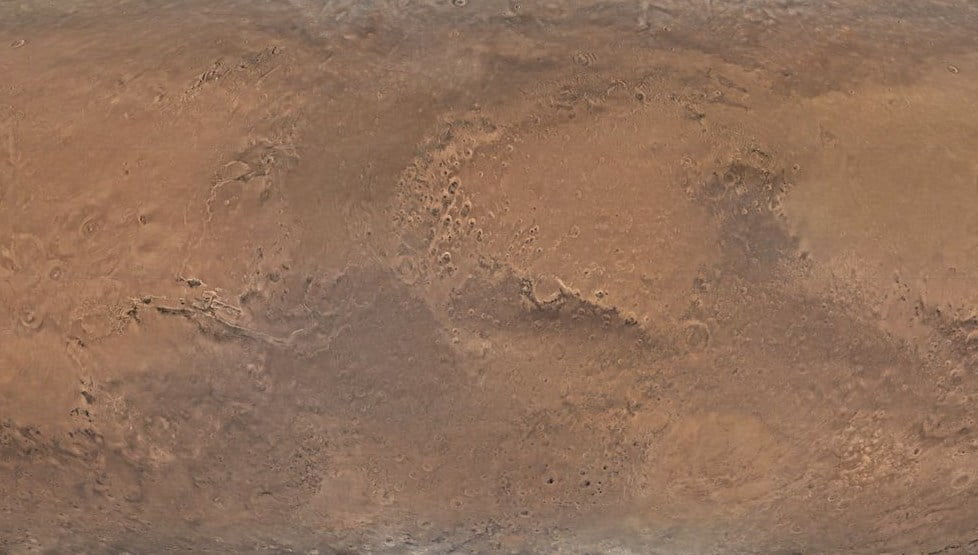 Çin, Mars yüzeyinin küresel panoramik fotoğraflarını yayınladı