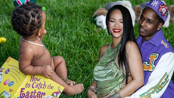 Rihanna oğlunun yeni fotoğraflarını paylaştı