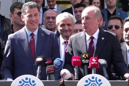 Sinan Oğan ve Muharrem İnce görüştü, ortak açıklama yaptı