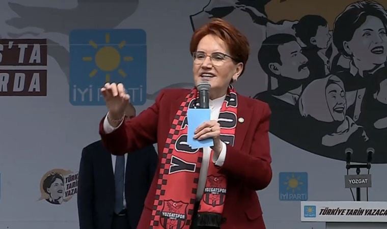 Meral Akşener, Yozgat'tan duyurdu: Kazandık, hem de birinci turda!