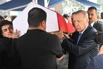 Erdoğan, Mehmet Barlas’ın cenaze törenine katıldı