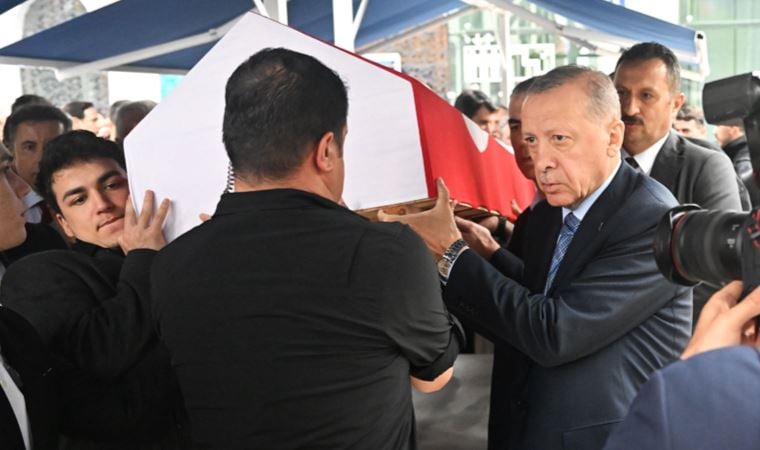 Erdoğan, Mehmet Barlas’ın cenaze törenine katıldı