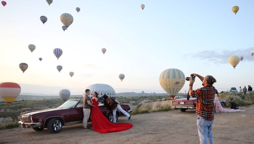 Kapadokya'da fotoğraf turizmi