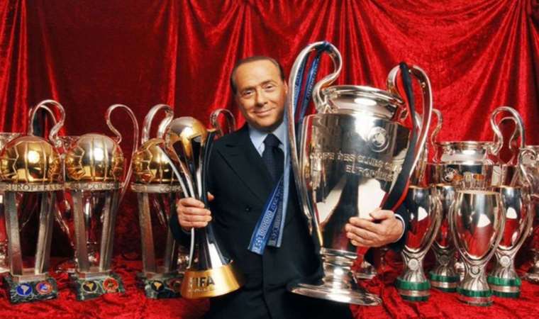 Milan'ın efsane başkanı Silvio Berlusconi futbol tarihe iz bıraktı!