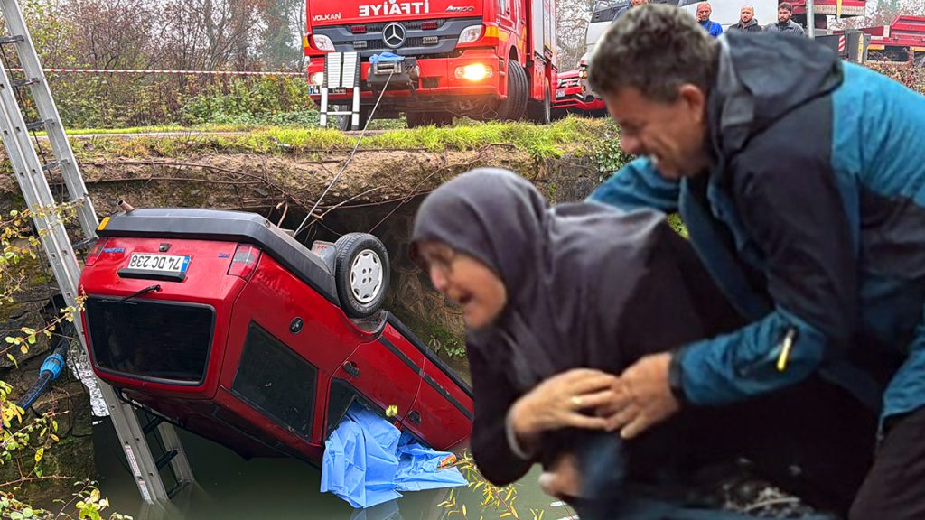 Bartın’da dereye devrilen arabada iki kişi boğularak öldü