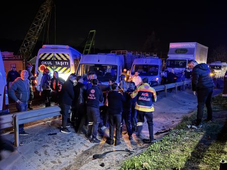 Bursa’da zincirleme kaza: 1 ölü
