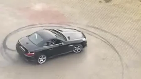 Özel hastanede vale skandalı. Müşterinin otomobili ile drift attılar