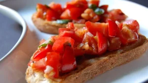Domatesli bruschetta tarifi
