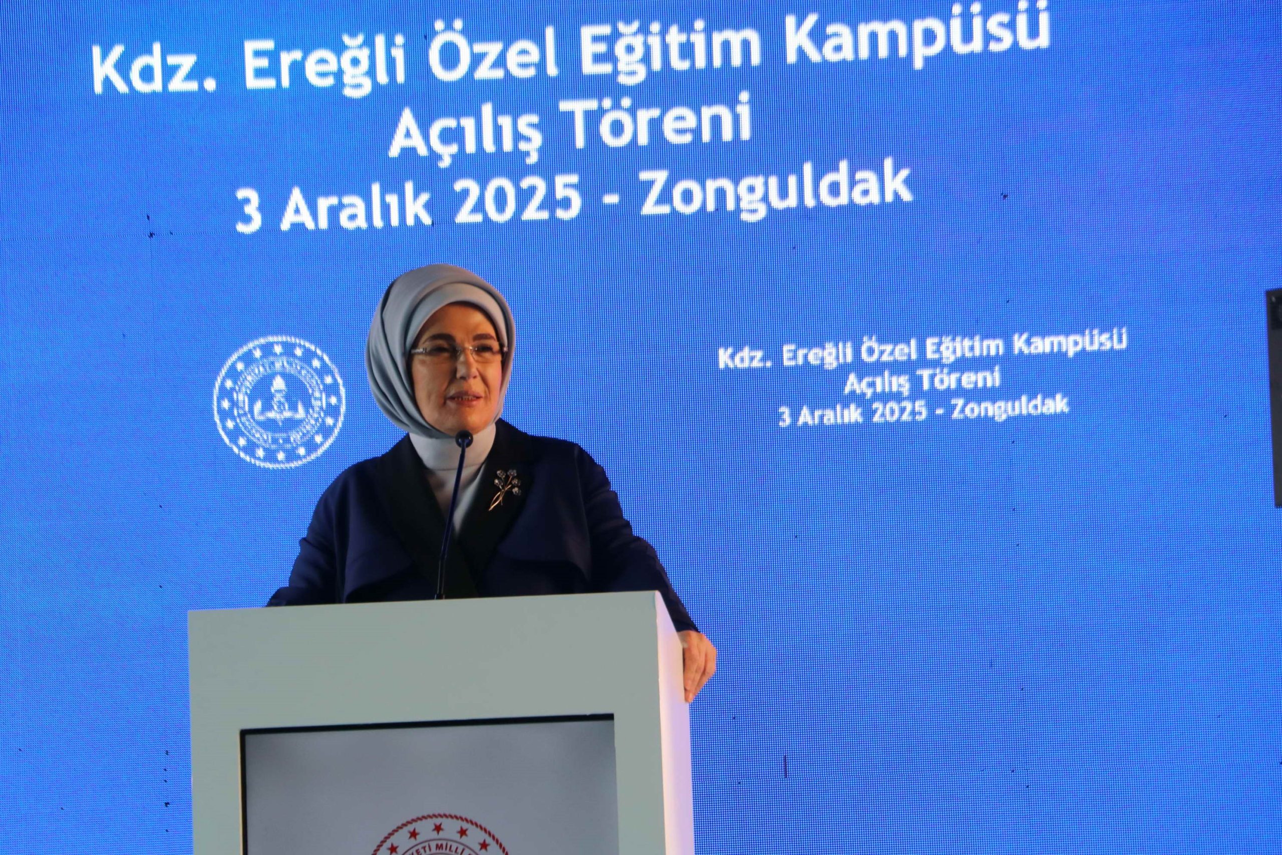 Emine erdogan karadeniz ereglide ozel egitim kampusunun acilisina katildi 2mXP7Caq.jpg