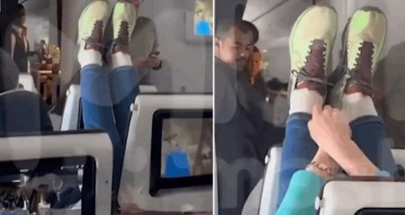 Koltuğunu indiren yolcudan intikamı böyle aldı