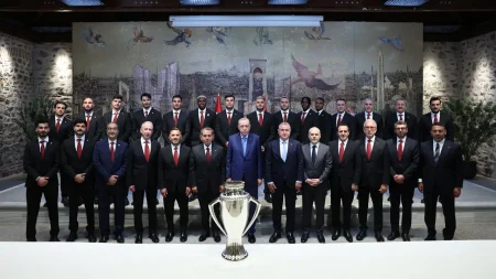 Cumhurbaşkanı Erdoğan, Galatasaray’ı kabul etti