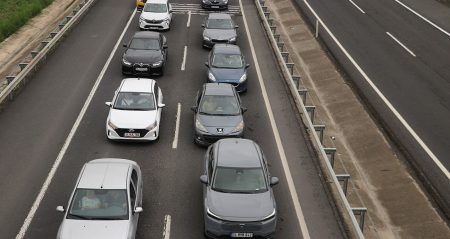 İstanbul-Tekirdağ yolunda bayram trafiği