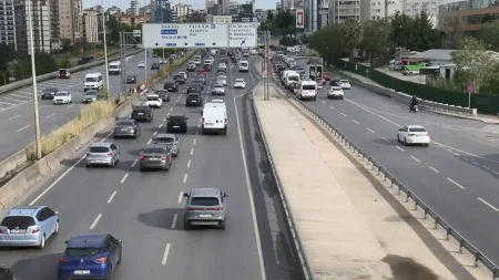 İstanbul’da haftanın ilk iş günü trafik yoğunluğu