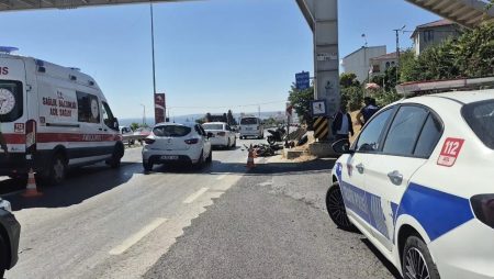 Büyükçekmece’de otomobille çarpışan motosikletin sürücüsü öldü