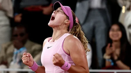 Fransa Açık tenis turnuvasında ilk finalist adını yazdırdı