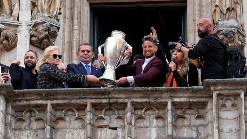 Galatasaray’dan Belçika’da kutlama