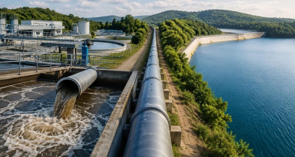 Kanalizasyon suyunu 27 kilometre taşıyıp depolamaya başladılar Kanalizasyon suyunu 27 kilometre taşıyıp depolamaya başladılar