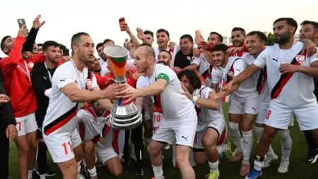 TRNC A National Football Team became the European champion in the CONIFA Tournament