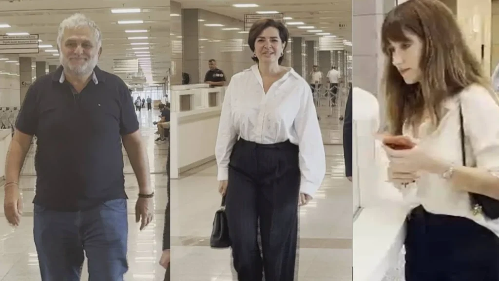 ‘Ahbap’ soruşturması. Hazal Kaya, Özlem Gürses ve Ruşen Çakır adliyeye geldi