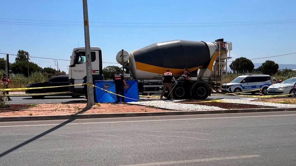 Aydın Efeler’de beton mikseri yayaya çarptı: 1 kişi öldü