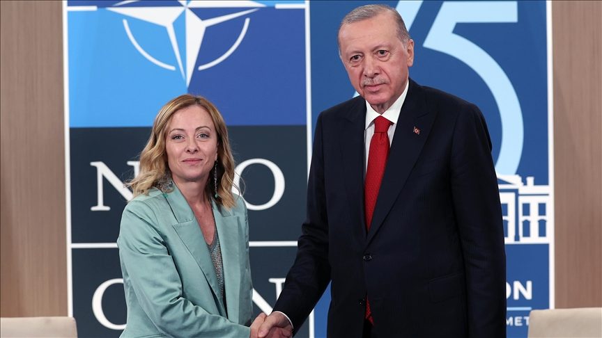 Cumhurbaşkanı Erdoğan, İtalya Başbakanı Meloni ile görüştü Cumhurbaşkanı Erdoğan, İtalya Başbakanı Meloni ile görüştü