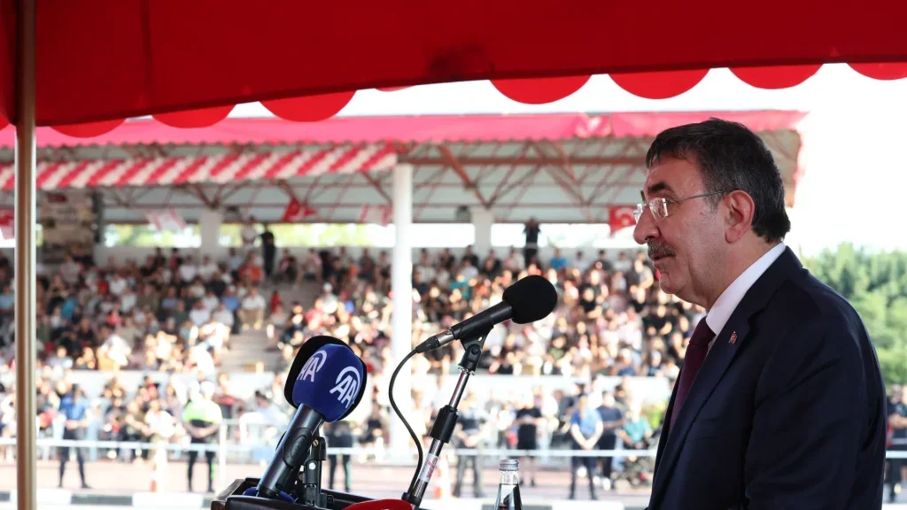 Cumhurbaşkanı Yardımcısı Yılmaz: Kıbrıs hiçbir zaman bir Rum adası olmayacaktır Cumhurbaşkanı Yardımcısı Yılmaz: Kıbrıs hiçbir zaman bir Rum adası olmayacaktır