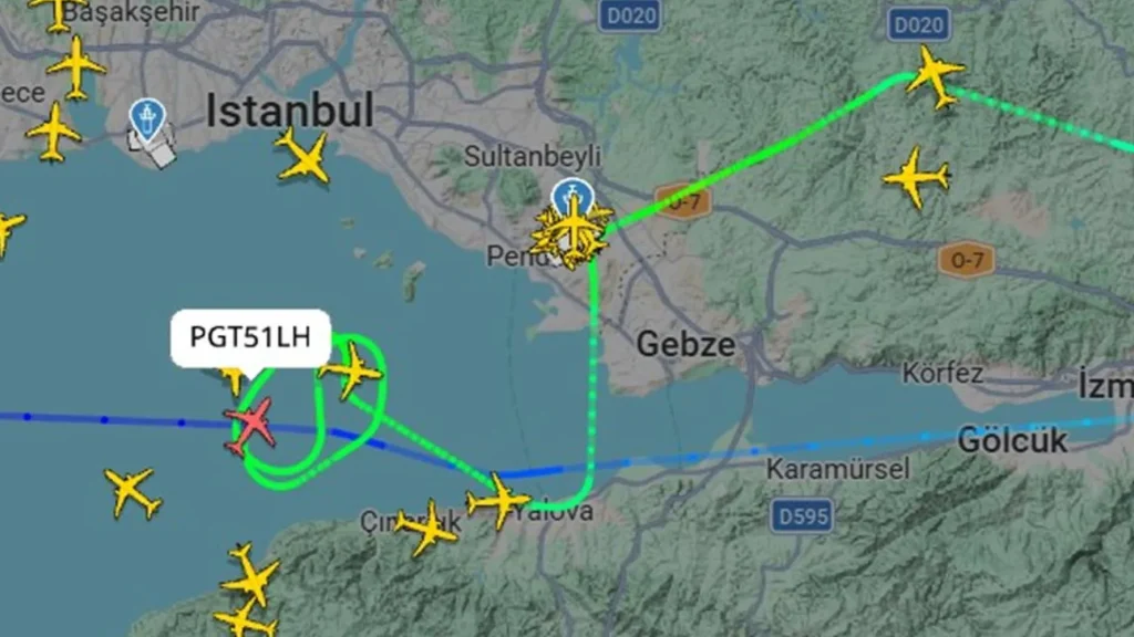 İstanbul’da fırtına: Uçaklar havada tur atmak zorunda kaldı İstanbul’da fırtına: Uçaklar havada tur atmak zorunda kaldı