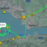 İstanbul’da fırtına: Uçaklar havada tur atmak zorunda kaldı