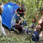 Kayıp şahıs 16 saatin ardından ormanda yaralı halde bulundu