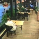 Korkunç kaza: Motosiklet, lokantadaki müşteriye çarptı