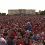 Norveç’te milli takıma Dünya Kupası coşkusu, 90 bin kişi sokaklara döküldü
