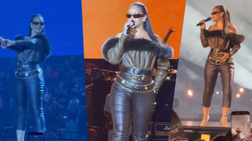 Rihanna uzun bir aradan sonra sahnelere döndü.